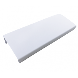 Maner pentru mobilier Way, finisaj alb mat, L:100 mm