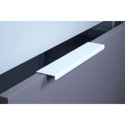 Maner pentru mobilier Way, finisaj alb mat, L:200 mm