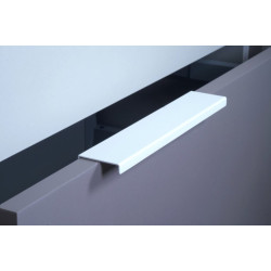 Maner pentru mobilier Way, finisaj alb mat, L:50 mm