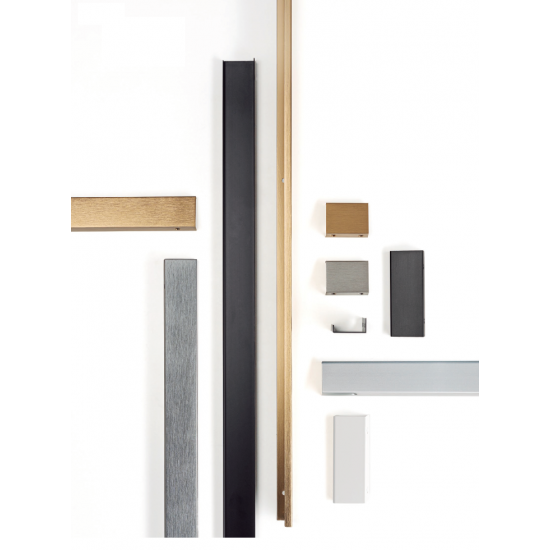 Maner pentru mobilier Way, finisaj alb mat, L:800 mm