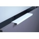 Maner pentru mobilier Way, finisaj alb mat, L:800 mm
