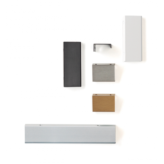 Maner pentru mobilier Way, finisaj otel inoxidabil, L:200 mm