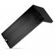 Picior pentru mobilier reglabil, Fonda, H:100 mm, finisaj negru periat