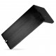 Picior pentru mobilier reglabil, Fonda, H:150 mm, finisaj negru periat