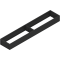 AMBIA-LINE Ramă, pentru LEGRABOX/MERIVOBOX Sertar, Oţel, NL=550 mm, Lăţime=100 mm, negru-carbon mat
