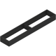 AMBIA-LINE Ramă, pentru LEGRABOX/MERIVOBOX Sertar, Oţel, NL=550 mm, Lăţime=100 mm, negru-carbon mat