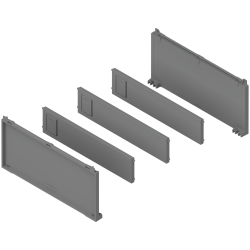 AMBIA-LINE Set pentru sticle, de la Lăţime corp 200 mm, pentru MERIVOBOX, gri indiu mat
