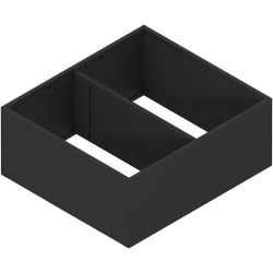 AMBIA-LINE Ramă, pentru LEGRABOX/MERIVOBOX Extragere cu front înalt, Oţel, de la NL=300 mm, Lăţime=242 mm, negru-carbon mat