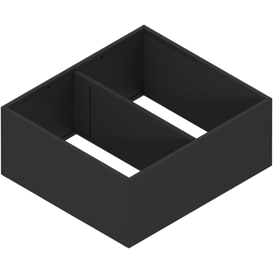 AMBIA-LINE Ramă, pentru LEGRABOX/MERIVOBOX Extragere cu front înalt, Oţel, de la NL=300 mm, Lăţime=242 mm, negru-carbon mat