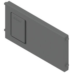 AMBIA-LINE Separator transversal, pentru LEGRABOX/MERIVOBOX Sertar (ZC7SXXXRS1), Plastic, gri-orion mat