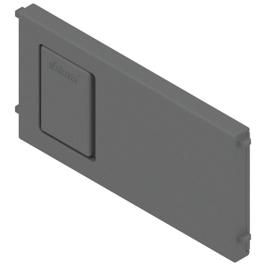 AMBIA-LINE Separator transversal, pentru LEGRABOX/MERIVOBOX Sertar (ZC7SXXXRS1), Plastic, gri-orion mat