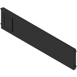 AMBIA-LINE Separator transversal, pentru LEGRABOX/MERIVOBOX Extragere cu front înalt (ZC7SXXXRS2), Plastic, negru-carbon mat