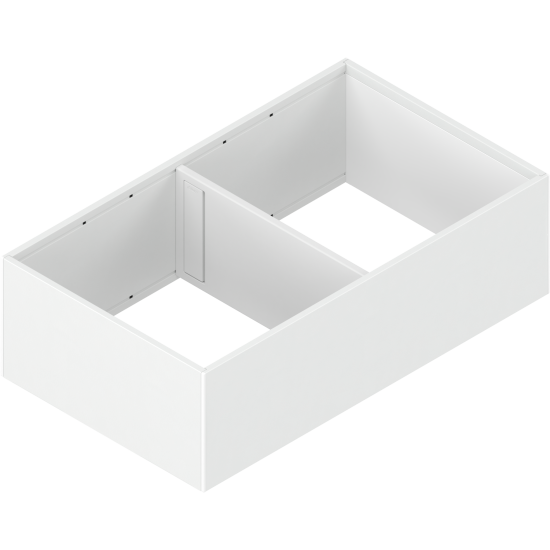 AMBIA-LINE Ramă, pentru LEGRABOX/MERIVOBOX Extragere cu front înalt, Oţel, de la NL=400 mm, Lăţime=218 mm, alb-mătase mat