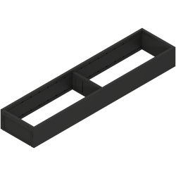 AMBIA-LINE Ramă, pentru LEGRABOX/MERIVOBOX Sertar, Oţel, NL=450 mm, Lăţime=100 mm, negru-carbon mat