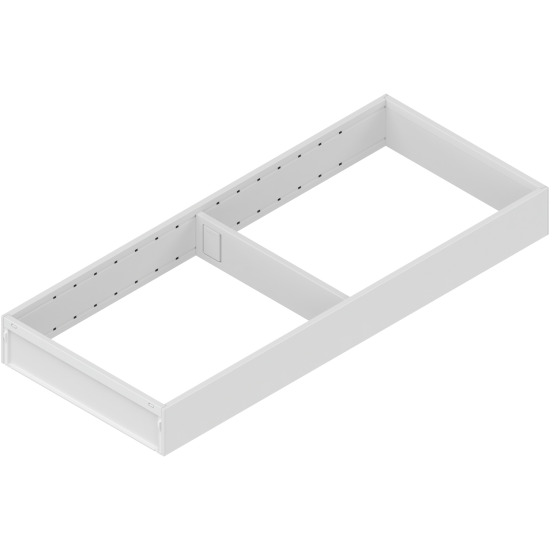 AMBIA-LINE Ramă, pentru LEGRABOX/MERIVOBOX Sertar, Oţel, NL=500 mm, Lăţime=200 mm, alb-mătase mat
