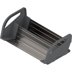 ORGA-LINE Suport pentru mirodenii, de la Lăţime corp 400 mm, 1 buc., inox periat-lăcuit