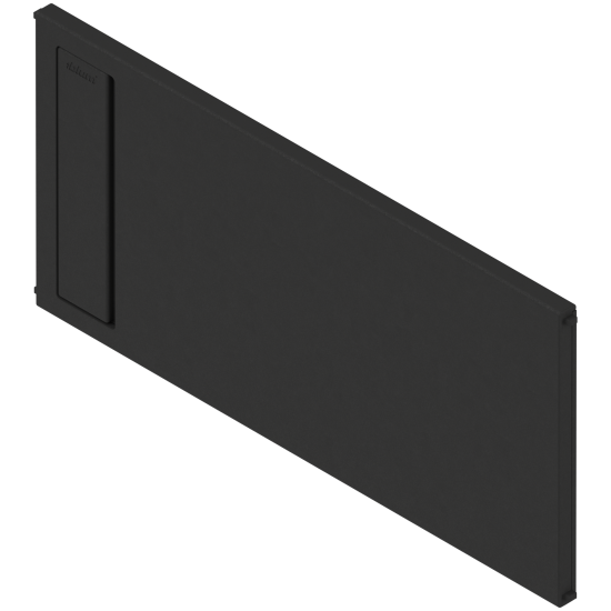 AMBIA-LINE Separator transversal, pentru LEGRABOX/MERIVOBOX Extragere cu front înalt (ZC7F400RSP), Plastic, negru-carbon mat