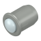 Pastilă amortizare, Ø 8 mm, găurire, Înălţime: 2.5 mm, R9006 gri aluminiu