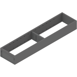 AMBIA-LINE Ramă, pentru LEGRABOX/MERIVOBOX Sertar, Oţel, NL=450 mm, Lăţime=100 mm, gri-orion mat
