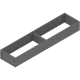 AMBIA-LINE Ramă, pentru LEGRABOX/MERIVOBOX Sertar, Oţel, NL=450 mm, Lăţime=100 mm, gri-orion mat