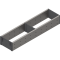 ORGA-LINE Set de compartimentare (cu ocupare parţială), pentru TANDEMBOX Sertar, NL=450 mm, Lăţime=105 mm, inox-periat/gri închis