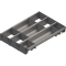 ORGA-LINE Set combinat (cu ocupare parţială), pentru TANDEMBOX Sertar, NL=450 mm, KB=600 mm, Lăţime=297 mm, inox-periat/gri închis