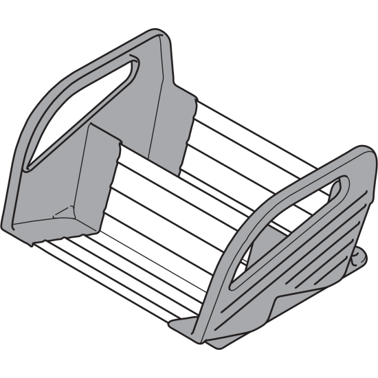 ORGA-LINE Suport pentru mirodenii, de la Lăţime corp 300 mm, 1 buc., inox periat-lăcuit