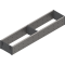 ORGA-LINE Set de compartimentare (cu ocupare parţială), pentru TANDEMBOX Sertar, NL=500 mm, Lăţime=105 mm, inox-periat/gri închis
