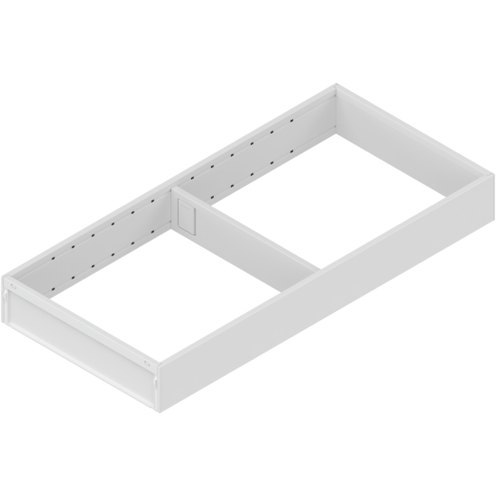 AMBIA-LINE Ramă, pentru LEGRABOX/MERIVOBOX Sertar, Oţel, NL=450 mm, Lăţime=200 mm, alb-mătase mat