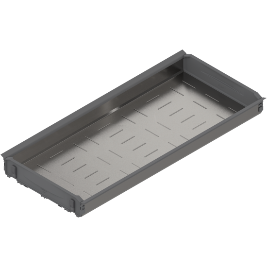 ORGA-LINE Tavă pentru sticle, NL=500 mm, KB=300 mm, inox-şlefuit/gri