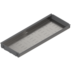 ORGA-LINE Tavă pentru sticle, NL=600 mm, KB=300 mm, inox-şlefuit/gri
