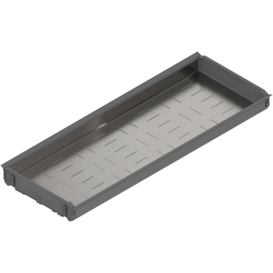 ORGA-LINE Tavă pentru sticle, NL=600 mm, KB=300 mm, inox-şlefuit/gri