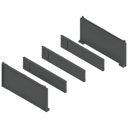 AMBIA-LINE Set pentru sticle, pentru LEGRABOX/MERIVOBOX, gri-orion mat