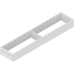AMBIA-LINE Ramă, pentru LEGRABOX/MERIVOBOX Sertar, Oţel, NL=500 mm, Lăţime=100 mm, alb-mătase mat