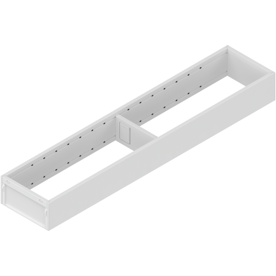 AMBIA-LINE Ramă, pentru LEGRABOX/MERIVOBOX Sertar, Oţel, NL=500 mm, Lăţime=100 mm, alb-mătase mat
