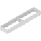 AMBIA-LINE Ramă, pentru LEGRABOX/MERIVOBOX Sertar, Oţel, NL=500 mm, Lăţime=100 mm, alb-mătase mat