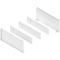 AMBIA-LINE Set pentru sticle, pentru LEGRABOX/MERIVOBOX, alb-mătase mat