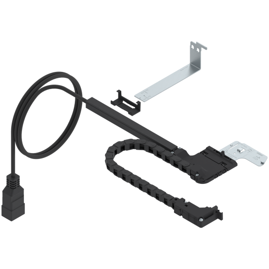 AMPEROS AC Ghidaj pentru cablu, pentru LEGRABOX NL=500 mm / MOVENTO NL=480-520 mm, negru
