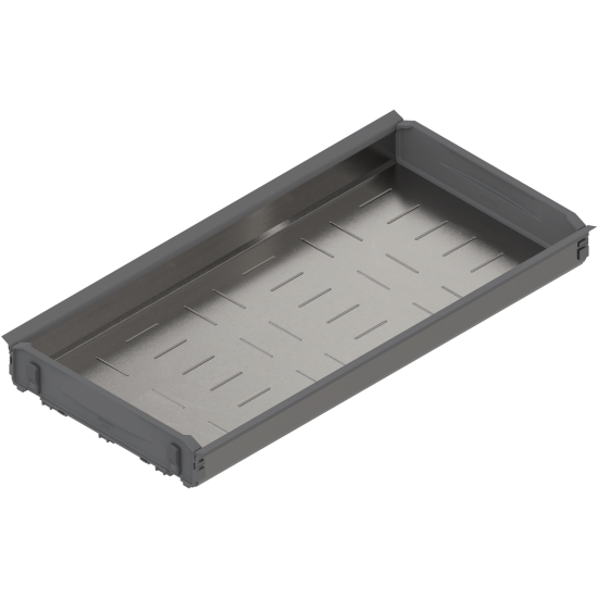 ORGA-LINE Tavă pentru sticle, NL=450 mm, KB=300 mm, inox-şlefuit/gri