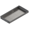 ORGA-LINE Tavă pentru sticle, NL=450 mm, KB=300 mm, inox-şlefuit/gri