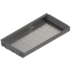 ORGA-LINE Tavă pentru sticle, NL=450 mm, KB=300 mm, inox-şlefuit/gri