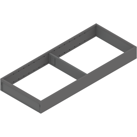 AMBIA-LINE Ramă, pentru LEGRABOX/MERIVOBOX Sertar, Oţel, NL=500 mm, Lăţime=200 mm, gri-orion mat