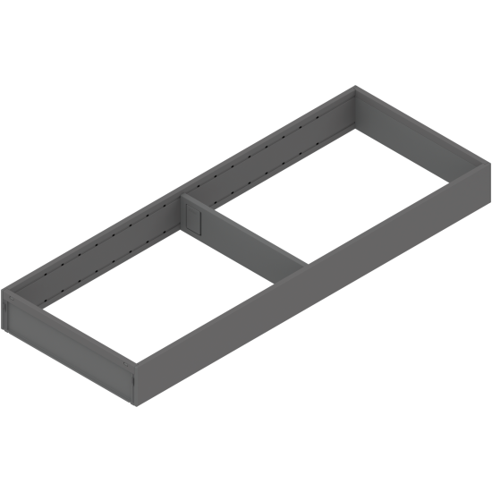 AMBIA-LINE Ramă, pentru LEGRABOX/MERIVOBOX Sertar, Oţel, NL=550 mm, Lăţime=200 mm, gri-orion mat
