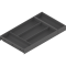 AMBIA-LINE Organizator pt tacâmuri, pentru LEGRABOX/MERIVOBOX Sertar, Plastic/oţel, 5 Compartimente pt tacâmuri, NL=550 mm, Lăţime=300 mm, gri-orion mat
