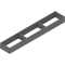 AMBIA-LINE Ramă, pentru LEGRABOX/MERIVOBOX Sertar, Oţel, NL=600 mm, Lăţime=100 mm, gri-orion mat