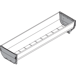 ORGA-LINE Casetă, TANDEMBOX/TANDEM Sertar, Lungime=352 mm, Lăţime=88 mm, inox-periat/gri închis