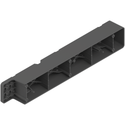 SPACE STEP Bară distanţieră, Plastic, gri-orion mat