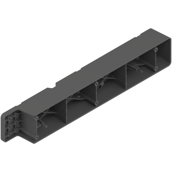 SPACE STEP Bară distanţieră, Plastic, gri-orion mat
