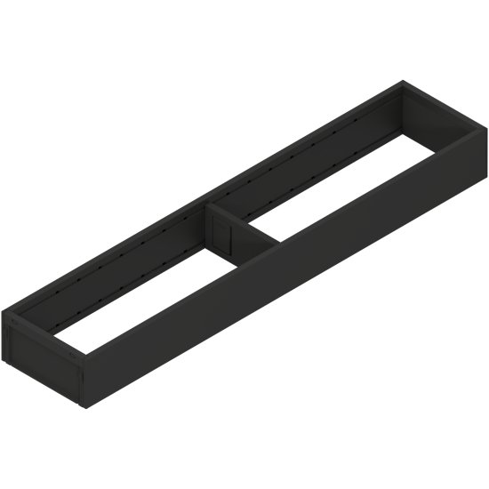 AMBIA-LINE Ramă, pentru LEGRABOX/MERIVOBOX Sertar, Oţel, NL=500 mm, Lăţime=100 mm, negru-carbon mat
