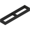AMBIA-LINE Ramă, pentru LEGRABOX/MERIVOBOX Sertar, Oţel, NL=500 mm, Lăţime=100 mm, negru-carbon mat